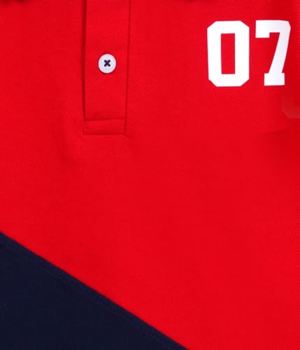 Image of Kids Boys Cotton Polo T-Shirt | Regular Fit Collar Tee (2-16 Years) | Multi-Colour Variants