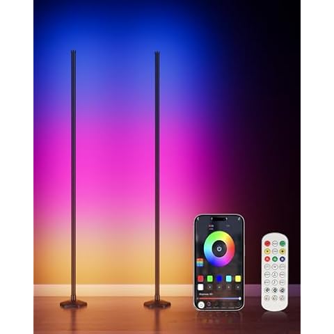 WISIMMALL 65" RGB Floor Lamp Cover