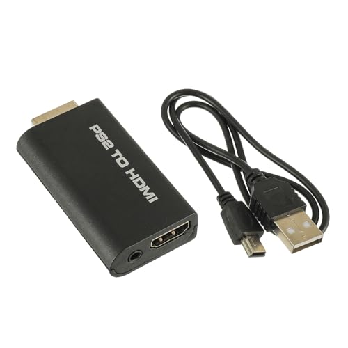 Forte compatibilità: Per i giochi PS2, tutti gli annunci PS2 HDMI supportano: 480i, 576i, 480p. Tecnologia di bypass. Supporta solo i segnali CR CB PB PB PR (CVBS non è supportato) a HDMI. PS2 deve essere impostato su Y PB Pr y CB CR Edition prima dell'uso, altrimenti si verificherà un segnale di attraversamento dell'area. Solo HDMI Edition è supportata e nessuna conversione del segnale DVI. Se utilizzato, la connessione USB di PS2 deve fornire un alimentatore a 5 V