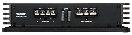 Sound Storm Ev2.2000 Evolution 2000 Watt, 2 Channel, 2 To 8 Ohm Stable Class A/B, Full Range, Bridgeable, Mosfet Car Amplifier With Remote Subwoofer Control #TOP2
