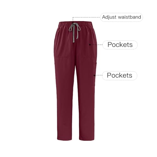 2025 Lightweight Pant for Men Straight Tube Casual Sport Pants Fall Outdoors Comfy Sweatpant Multi-Pocket Trouser3