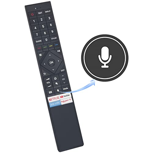 VINABTY ERF3A72 Voice Search Remote Control fit for Hisense TV U7QF U8QF 55U8QF 65U8QF Series 55U7QF 50U7QF 65U7QF 65U7QFUK HE50A6900FUWTS HE65A6900FUWTS 50A690FEVS 55A690FEVS HE55A6900FUWTS - Image 3