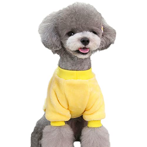 Image of Dog Sweaters for Small Dogs, Soft Fleece Puppy Clothes, Warm Winter Coat