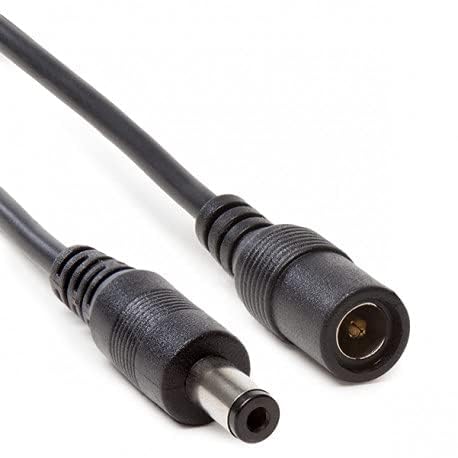 Image of 5 Pair Ultra Thick DC Power Connector Set, 12V 5A Male & Female Screw Terminal Adapter, 5.5mm x 2.1mm Solderless Barrel Jack for High-Power CCTV Security Camera, LED Strips & DVR