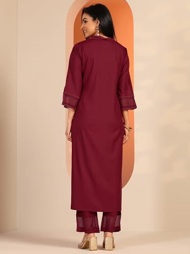 Image of Libas Embellished Rayon Co-ord Set