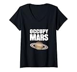 Photo Gallery donna occupare marte scientist. maglietta con collo a v Photo Gallery donna occupare marte scientist. maglietta con collo a v