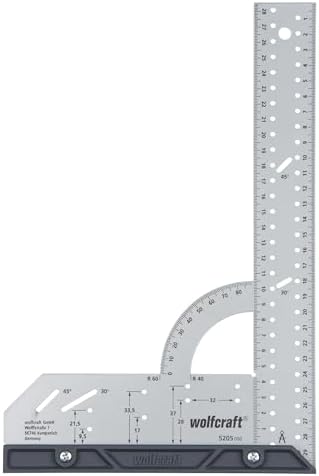 wolfcraft Universal Angle & Try Square for Measuring, Marking & Cutting
