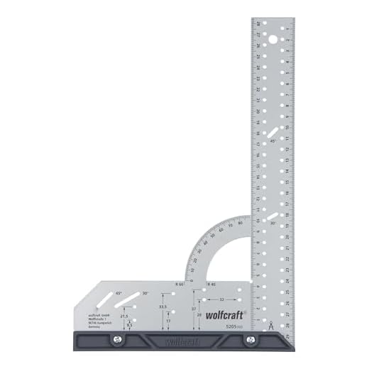 Wolfcraft Universalwinkel 5205000 / Winkelmesser mit 300 mm Schenkellänge zum präzisen Anreißen & Zeichnen mit 90° Anschlagwinkel und abnehmbarer Winkelschiene 9 Wolfcraft Universalwinkel 5205000 / Winkelmesser mit 300 mm Schenkellänge zum präzisen Anreißen & Zeichnen mit 90° Anschlagwinkel und abnehmbarer Winkelschiene