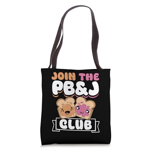 Bolso Tote Join The PB&J Peanut Butter & Jelly Club miniatura 1