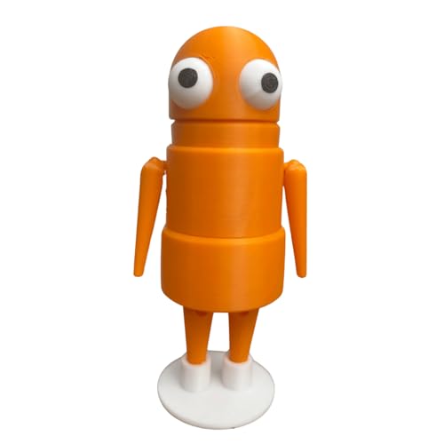 SUPERBE R.E.P.O 3D Printed Horror Character Figure Orange