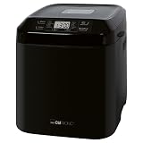 Clatronic BBA 3774 Brotbackautomat Küchenmaschine Brotbackmaschine Brotmaschine Brot backen, bread maker, antihaftbeschichtete Backform 3 Liter, für bis zu 1500g, schwarz