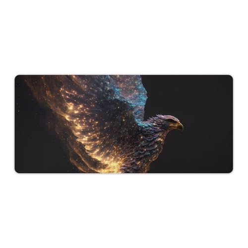 ouynngjing Alfombrilla de ratón para Juegos Eagle, Grande, diseño Personalizado, Ideal para Juegos, Oficina y hogar, 40 x 90 cm