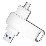 Awwertse Chiavetta USB 3.1 Flash Drive Memoria 256GB con Porta Type C e Porta Type A per Archiviazione e Backup per Smartphone OTG