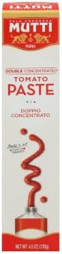 Mutti Double Concentrated Tomato Paste 4.5oz Tube | 12 Pack | #1 in Italy