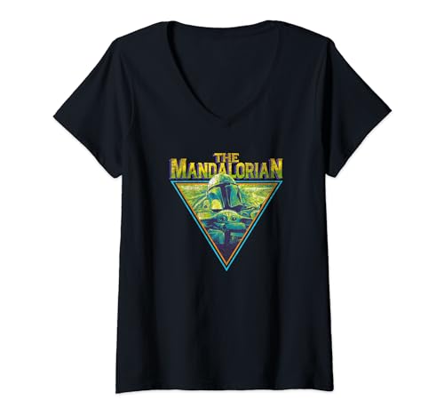 T-shirt Grogu col V Star Wars pour éviter les looks de fan trop classiques