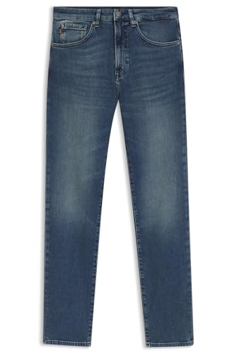 BOSS Hommes Re.Maine BC-C Jean Regular Maine en Denim Stretch Bleu Confortable