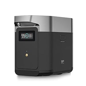 EF ECOFLOW Delta 2 Zusatzakku 1024Wh erweiterbare Energie für, Camping, Notfallstrom Zuhause, Wohnmobil, Delta 2 EB