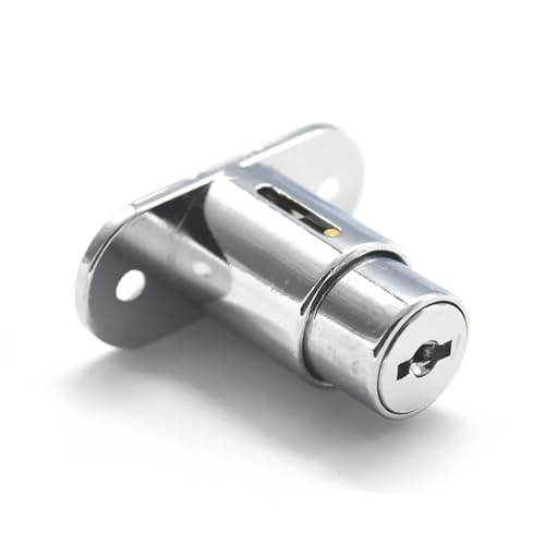Serrure à bouton-poussoir robuste avec clé identique pour meuble de rangement - 6