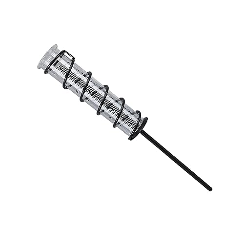 Medidor de água da Chuva, Medidor de Chuva Em Espiral Transparente Preciso para Quintal (17 Escala T