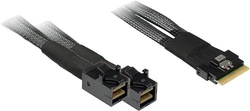 Inter-Tech Data Cable SFF-8654 8i - 2x SFF-8643