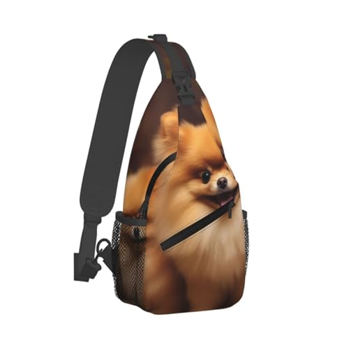 Bolso Cruzado Masculino Tipo Sling Deportivo Negro miniatura 2
