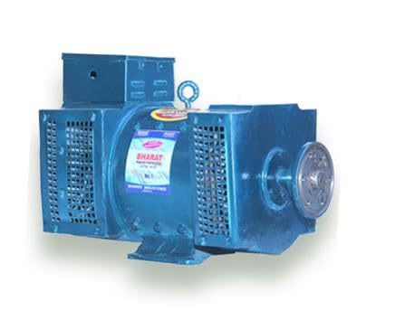 Image of SUPER BHARAT 5KVA 5KW Single Phase Current 21.7 AMPS Power Factor 1.0 (UPF) Engine Power 8 BHP AC Alternator By BHARAT INDUSTRIES Weight 75KG