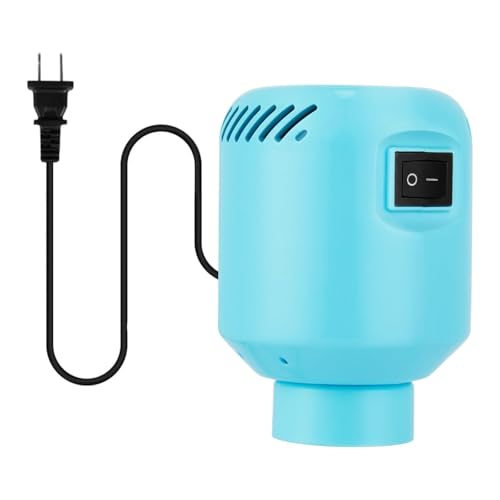 Electric Vacuum Storage Bag Pump, 55W Portable Compression for Clothing and Travel (Storage Bag Not Included), Blue