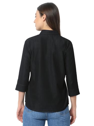 Image of Smarty Pants Women's Denim Formal Shirt.