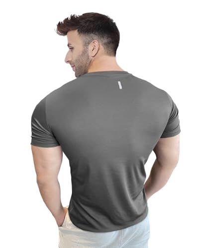 Image of Noble Monk Men's Regular Fit T Shirt |Half Sleeves |Round Neck | Casual T-Shirt for Me