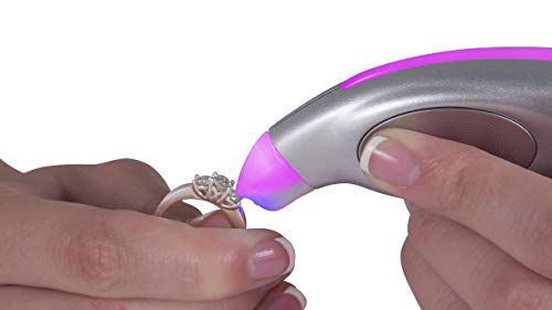 GemOro Testerossa Talking Diamond, Moissanite & White Sapphire Tester, Silver