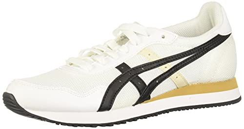 ASICS Women's Tiger Runner Shoes, 10, White/Black