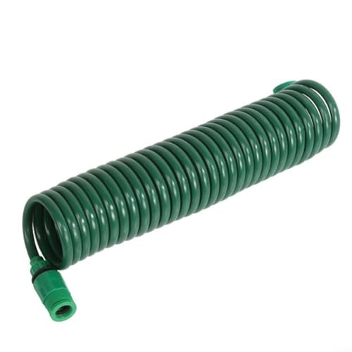 Tubo flessibile telescopico ad alta pressione, Tubo da giardino per idropulitrice, Tubo da giardino espandibile a molla verde per irrigazione pulizia esterna