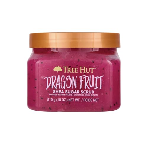 Tree Hut Dragon Fruit Shea Sugar Scrub, Exfoliating, Hydrating & ...