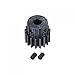 uxcell 1Mod 17T Pinion Gear 5mm Bore Hardened Steel Motor Rack Spur Gear with Step for RC Car Truck Buggy Gear Drive