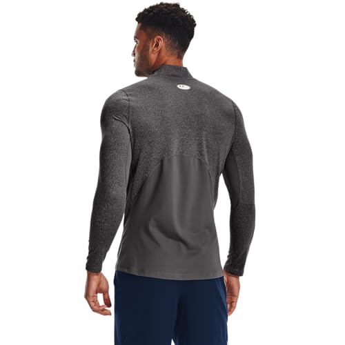 Under Armour Herren ColdGear Fitted Mock Shirt Grau M – Ansicht 4