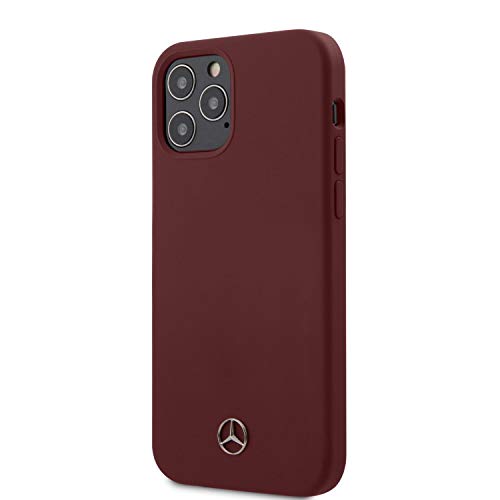 CG MOBILE Mercedes-Benz Coque de Protection en Silicone pour iPhone 12 / iPhone 12 Pro Log