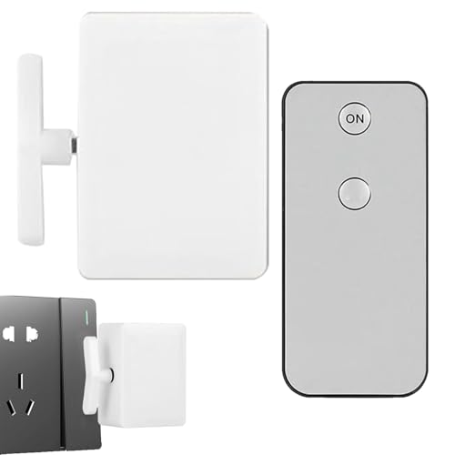 Pulsante Smart Wireless – Attuatore elettronico per elettrodomestici, robot telecomando | Assistente domotico per senza lasciare che si alzi le lampade interne, interruttore domestico, di