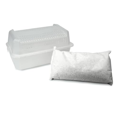 Korona 82150 Luftentfeuchterbox mit 1 kg Granulat | Raumentfeuchter für Räume bis 80 m² | Verhindert Schimmel- und Kondenswasserbildung | Ideal für Keller, Garage oder Wohnwagen