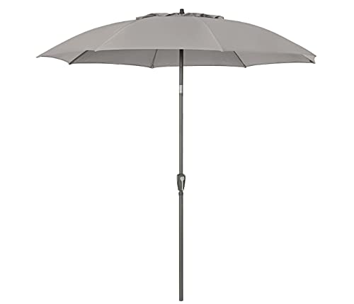 Dehner Sonnenschirm Paros, Ø 250 cm, Höhe 250 cm, Aluminium/Polyester,...