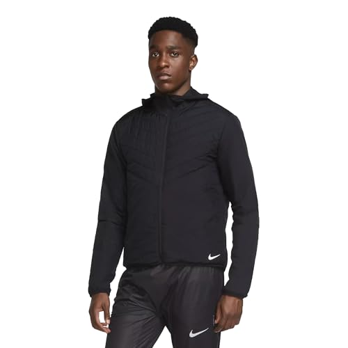 NIKE Herren Sport Running Aerolayer Hoodie Jacke Schwarz DJ0569-010Nike...