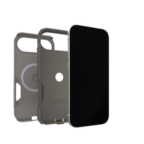 Image of OtterBox iPhone Air Commuter Series Case - Grey Comfort - Thin & Protective iPhone Case, Dual-Layer, Impact Absorbing iPhone Case