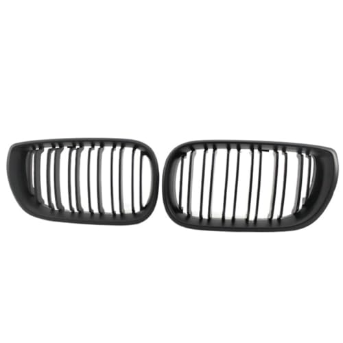 Grilles de pare-chocs avant noir mat pour calandre de voiture BMW Série 3 E46