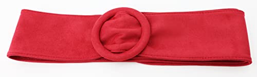 Chendvol Women's Waist Wrap Belt with Buckle Wide Stretchy Cinch Belt2