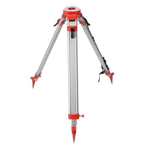 Surveying Tripod Aluminum Survey Tripod With 58-Inch 11-Threaded Flat Head Quick Clamp for Total Station Theodolite Auto level AT10 product thumbnail 10