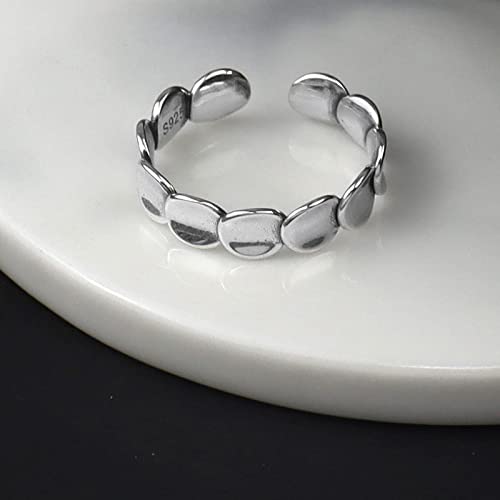 Bague en argent S925 pour femme : l'élégance artisanale du motif écailles de dragon - 2
