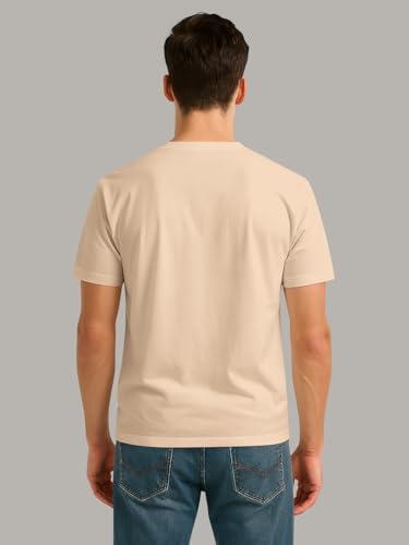 Image of BULLMER Trendy Printed Round Neck Half Sleeve Tshirt for Men | Mens Crew Neck Tshirt - Pack of 2