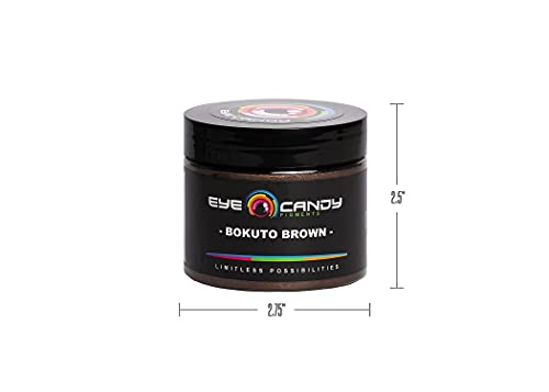 Eye Candy Premium Mica Powder Pigment “Bokuto Brown” (50G) Multipurpose Diy Arts And Crafts Additive | Woodworking, Epoxy, Resin, Bath Bombs, Paint, Soap, Nail Polish (Bokuto Brown, 50G) #TOP6