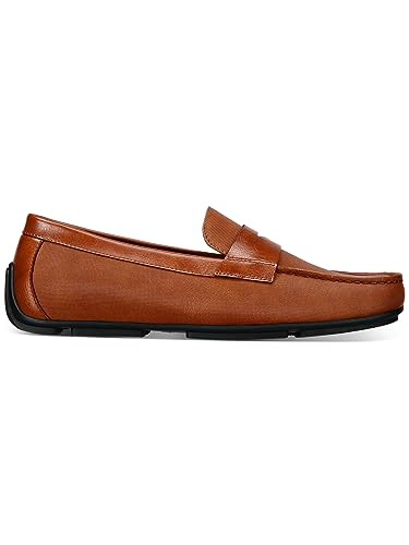Alfani Mens Brown Penny Comfort Iker Round Toe Slip On Loafers 9.5 M3