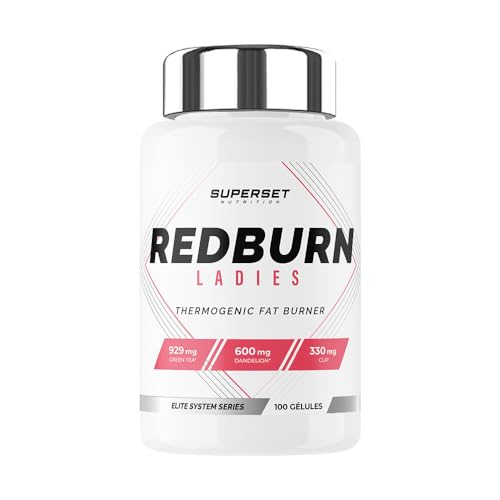 Superset Nutrition | Redburn Ladies (100 Caps) | Brûleurs de Graisse | Formulé pour affiner et tonifier