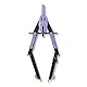 Aristo AR552744-23 BTS Schnellverstellzirkel (Kreise bis 340 mm Durchmesser, 2 Gelenke, Ersatzminen und Ersatznadel) neonlavender